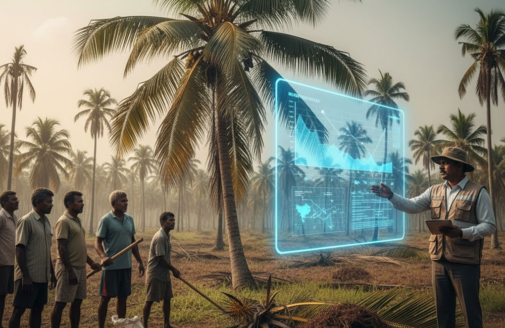 Coconut Crisis Deepens as Disease and Production Slump Hit Sri Lanka