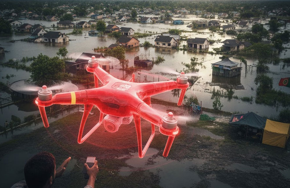 SLAF Urges Public to Avoid Unregulated Drone Use During Disaster Relief Operations