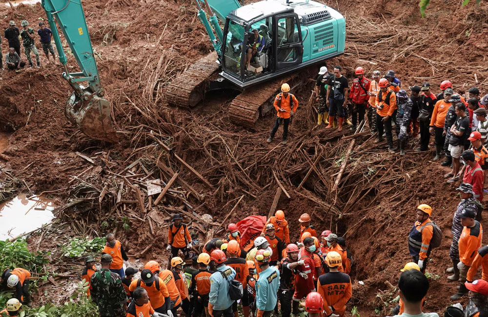Landslides in Indonesia's Central Java kill at least 18; dozens missing