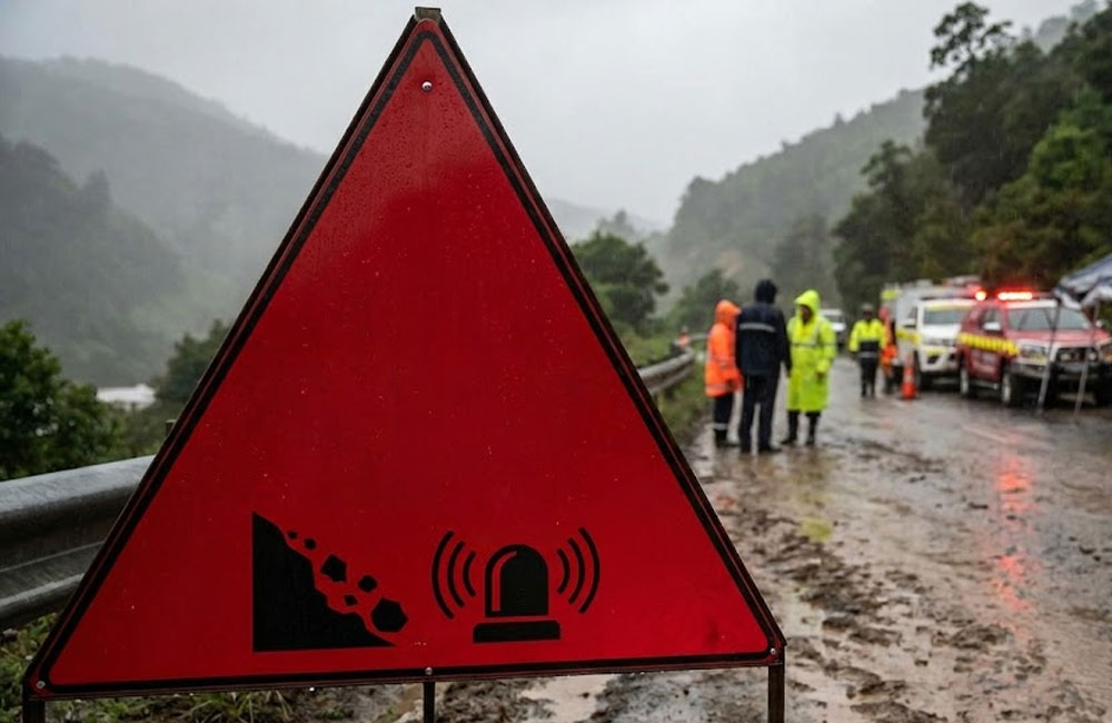 Red-Level Landslide Evacuation Orders Issued in Four Districts