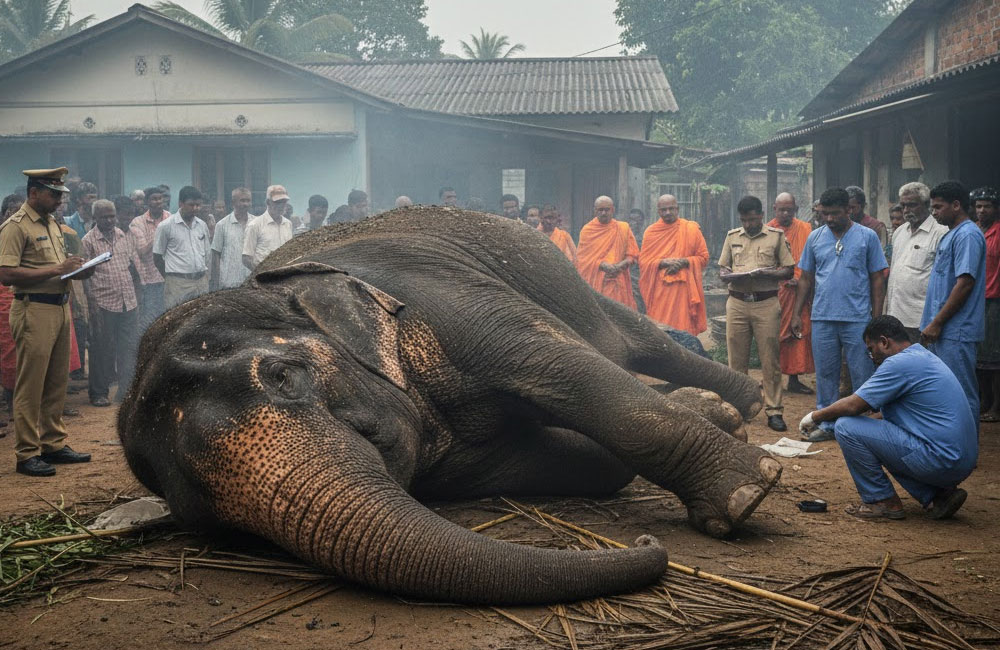 Three Taken Into Custody Over Death of Wild Elephant in Seepukulama