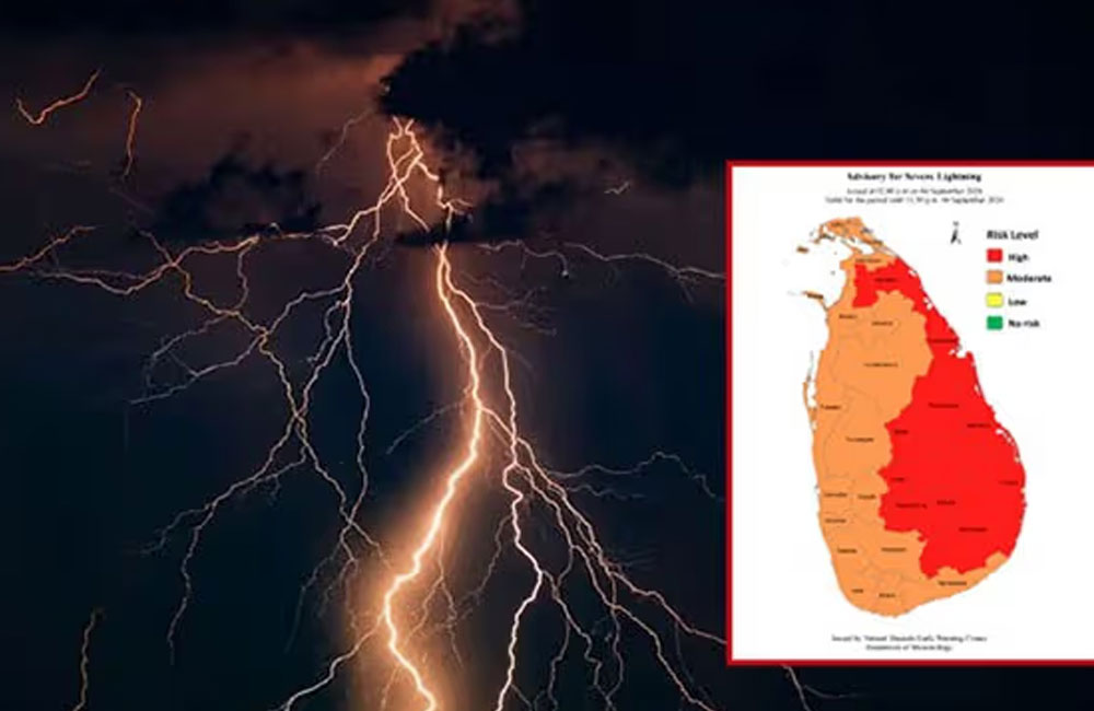 Amber Advisory Issued for Severe Lightning in Several Areas