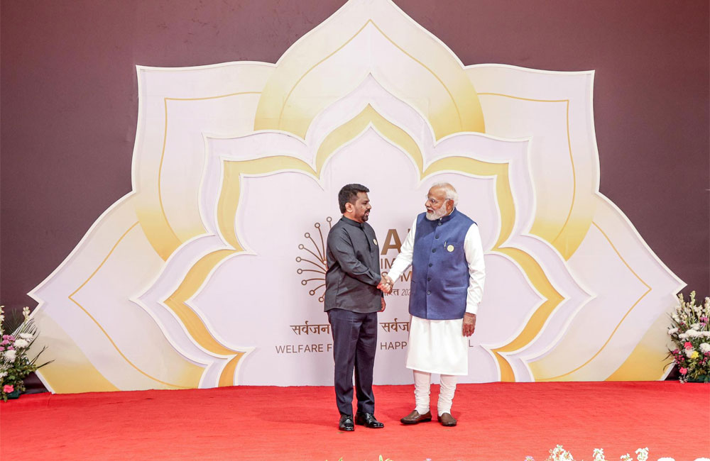 President Dissanayake Meets PM Modi in New Delhi Ahead of AI Summit Address