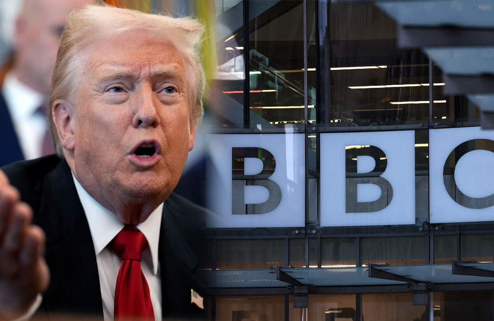 BBC apologises to Trump over Panorama edit but refuses to pay compensation