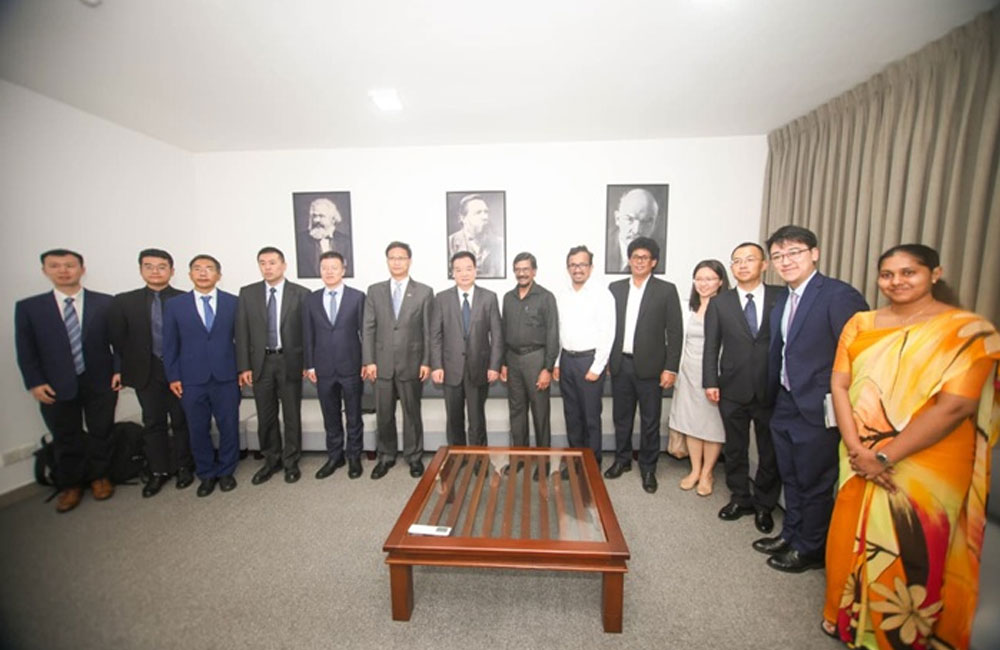Chinese Communist Party Delegation Holds Talks with JVP Leadership in Colombo
