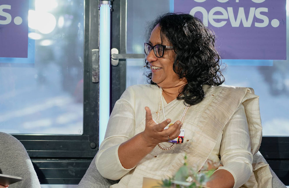 “Exclusion of women is structurally maintained,” PM Harini tells Davos forum