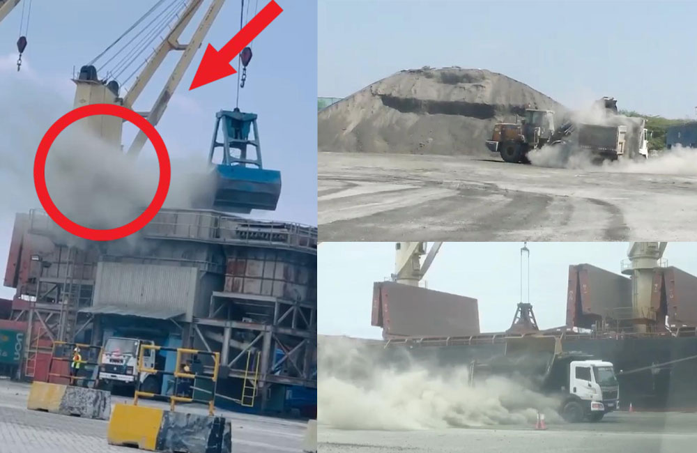 Environmental pollution, risk of cancer feared due to cement raw material transport