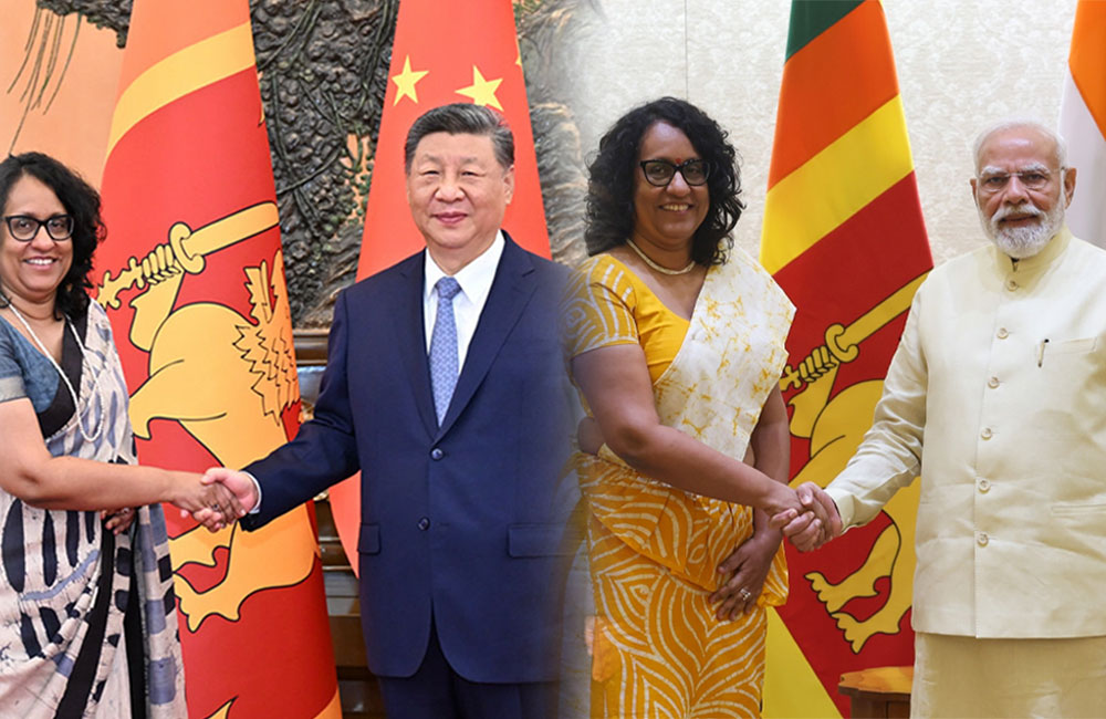 In Beijing and Delhi, Sri Lankan Prime Minister Aimed to Balance Consequential Relationships