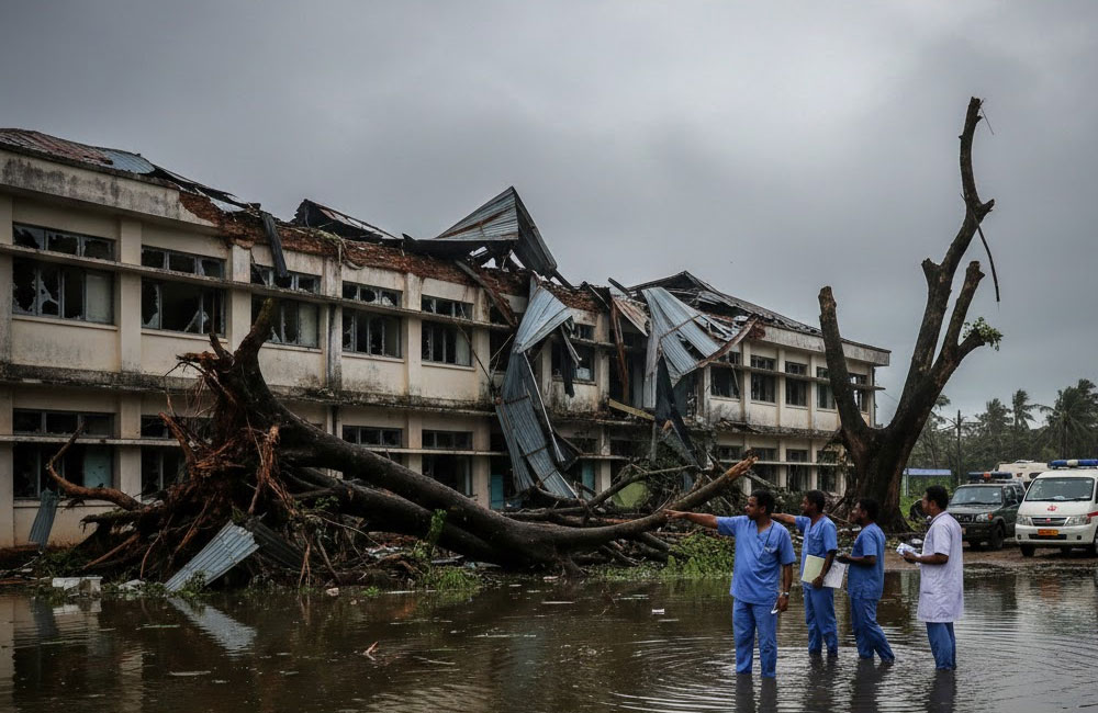 Cyclone Ditwah Causes Rs. 21 Billion Loss to Sri Lanka’s Health Sector