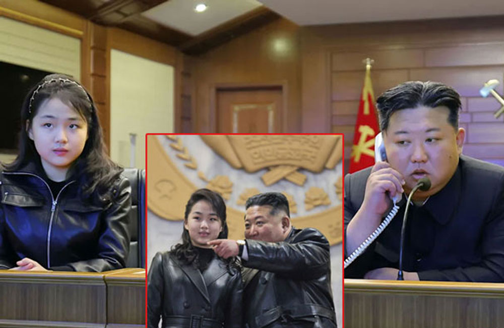North Korean leader Kim watches cruise missile tests with his daughter