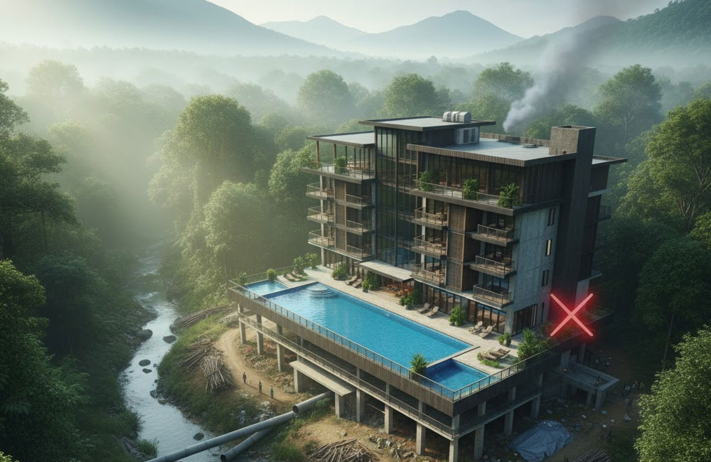 Illegal Hotel Threatens Sinharaja’s Fragile UNESCO Forest and Water