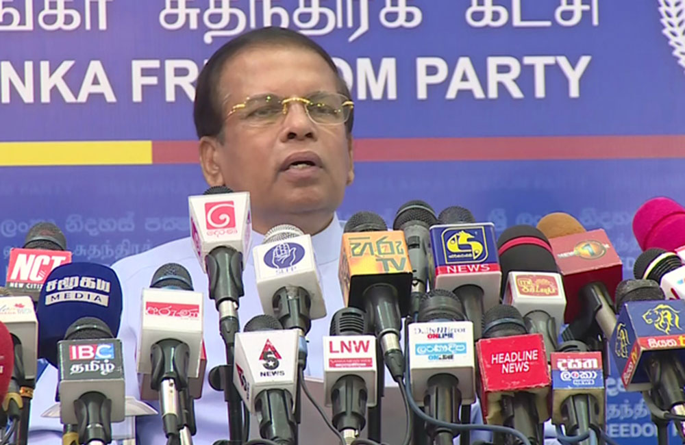 Maithripala says he will contest next presidential election