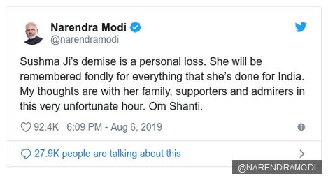 modi tweet