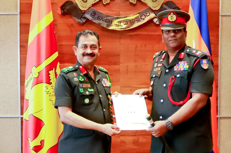 Army's new Chief of Staff - Major General Channa Weerasuriya