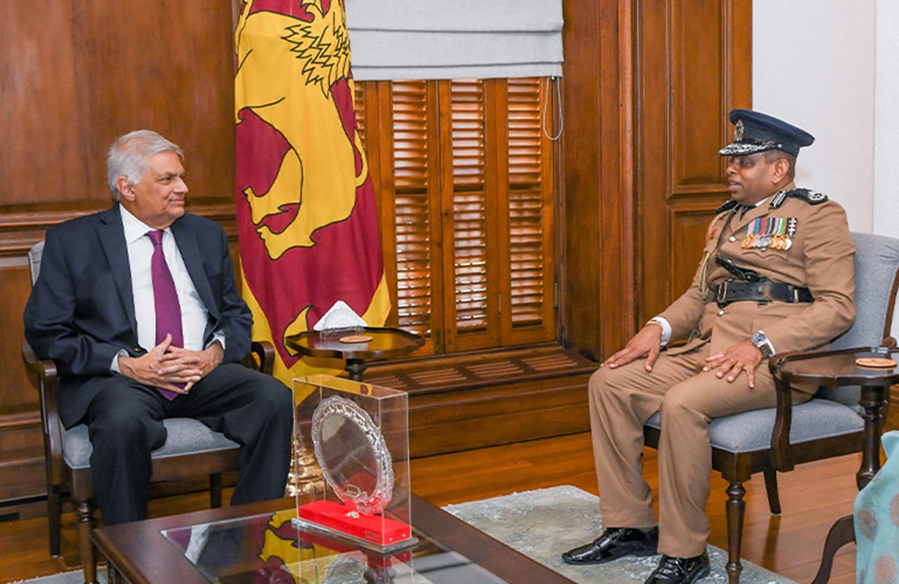 The President meets the new IGP