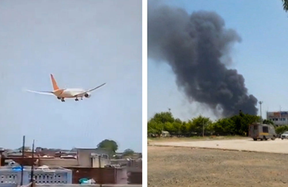 Air India plane crashes after take-off near Ahmedabad airport