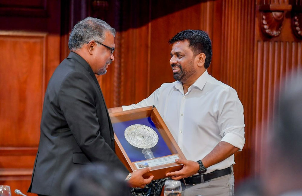 President Commends Outgoing Treasury Secretary