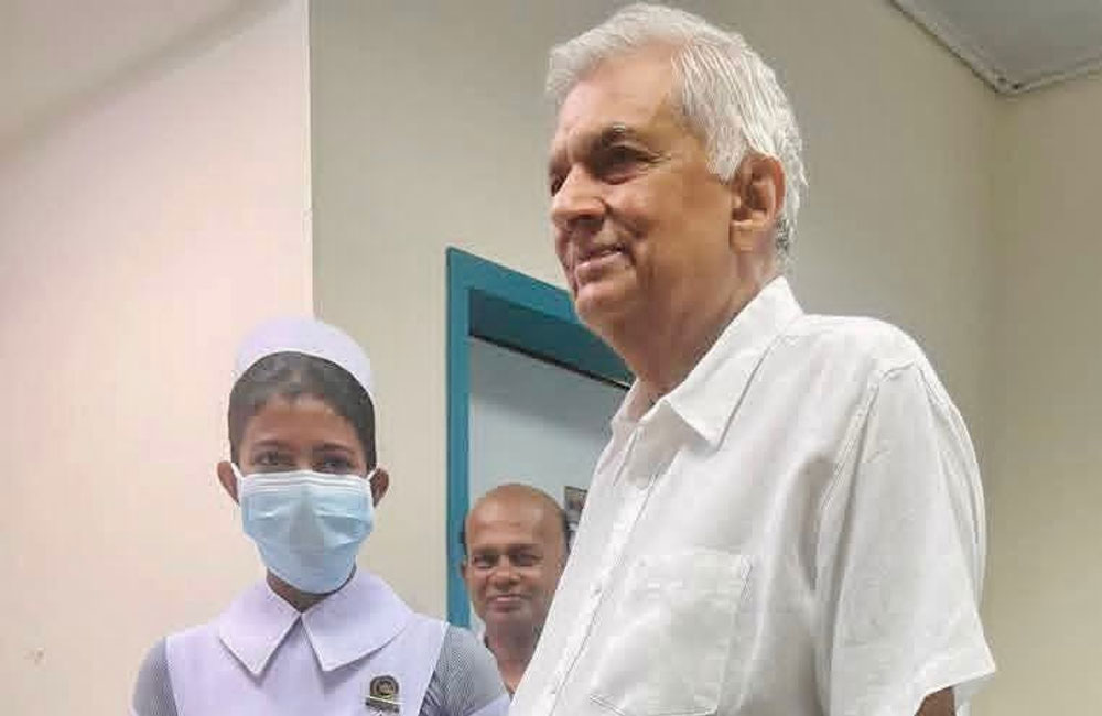 Former President Ranil discharged from hospital