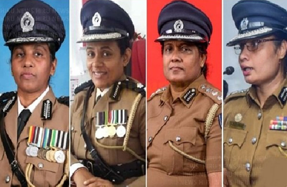 Four female cops promoted to DIG for the first time in Sri Lanka