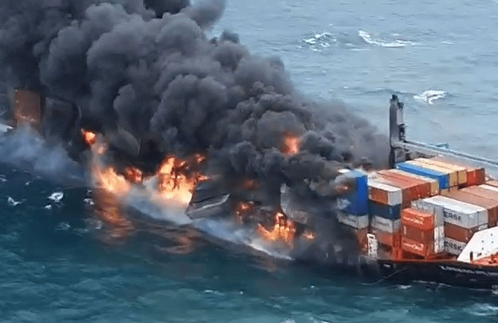 Sri Lanka's Supreme Court Orders Shipping Giant To Pay $1 Billion Over X-Press Pearl Disaster