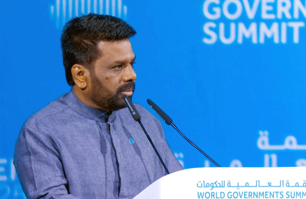 President Anura Dissanayake addresses World Governments Summit