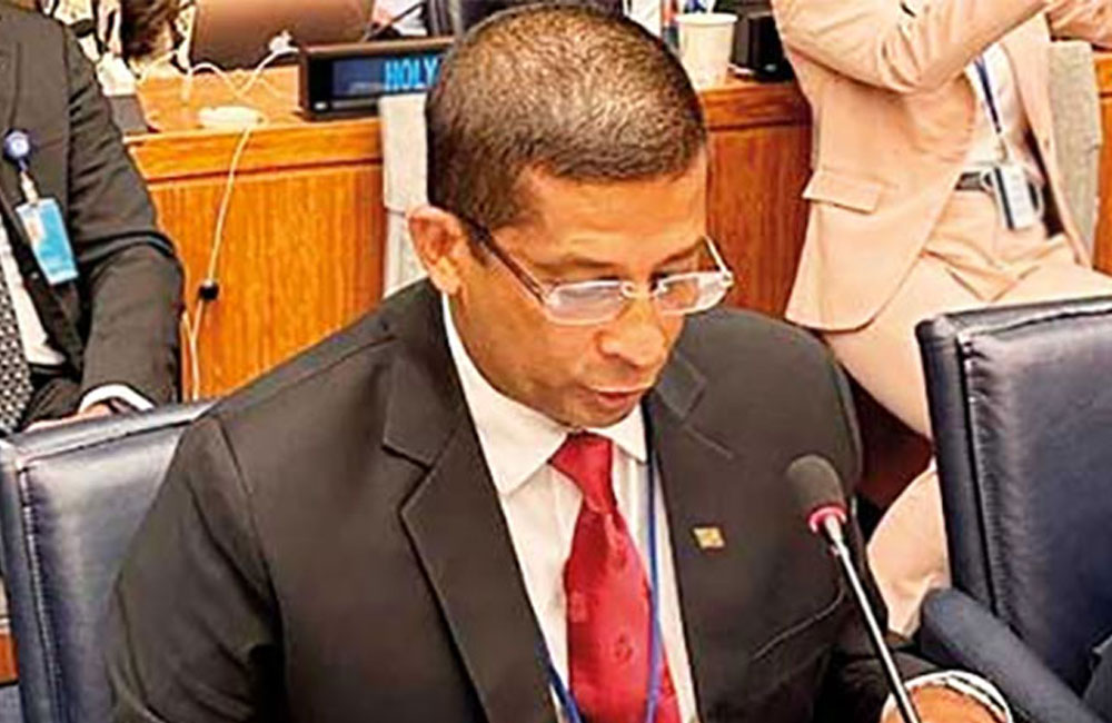 Former SIS Chief Suresh Sallay admitted to National Hospital