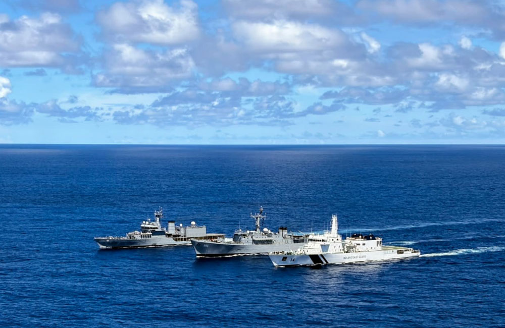 Indian Navy’s first training squadron to visit Colombo