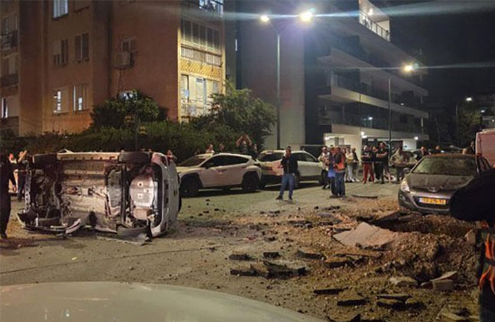 Two killed in Iranian strike on Tel Aviv