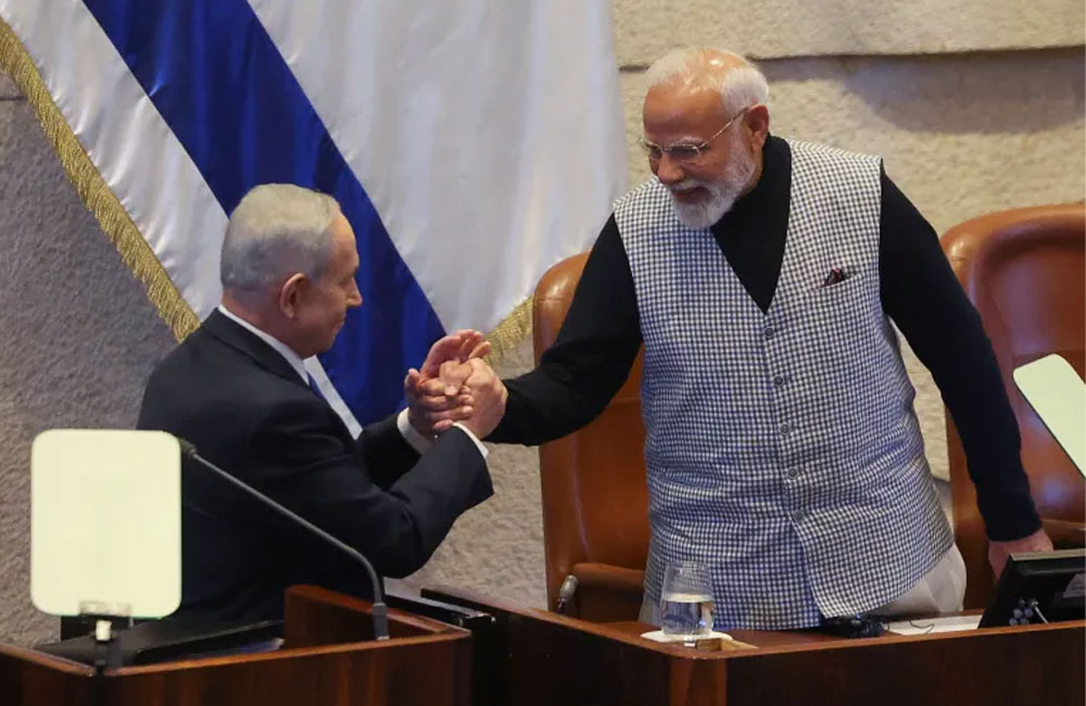 India’s Modi tells Israel’s Knesset: ‘No cause justifies killing civilians’