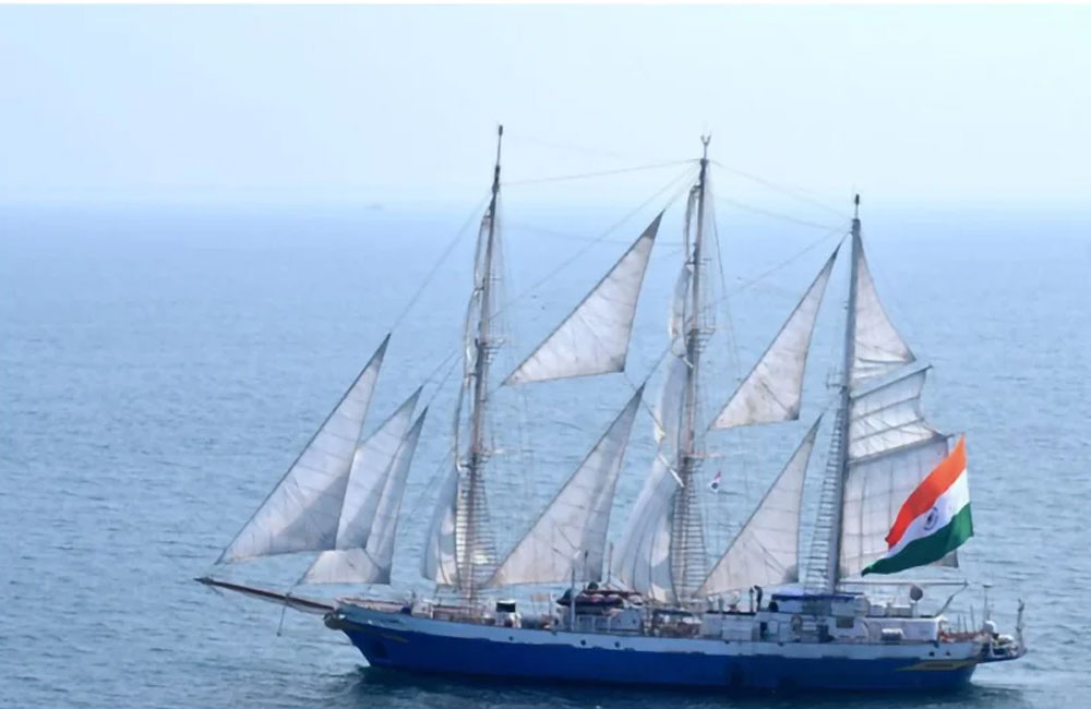 Indian Navy training ship INS Tarangini to visit Trincomalee and Colombo for joint naval training