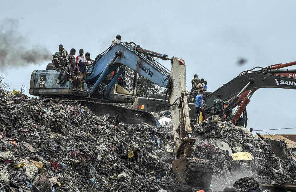 Landslide at Guinea landfill kills 30