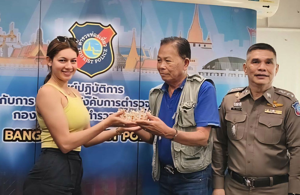 Miss Universe Sri Lanka recovers crown lost in Bangkok taxi