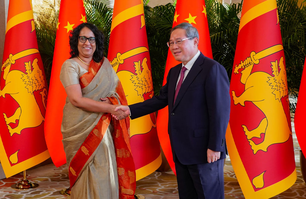 Prime Minister of Sri Lanka meets Premier of the State Council of the People’s Republic of China, Li Qiang.