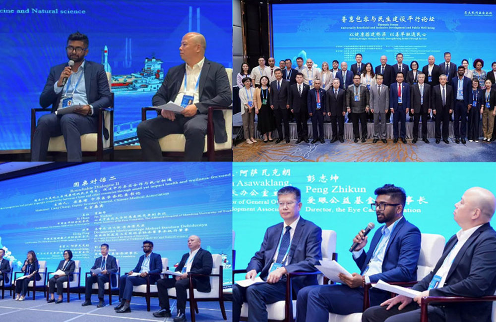 Activist Maheel Bandara pitches Sri Lanka as Belt and Road wellness hub at China summit