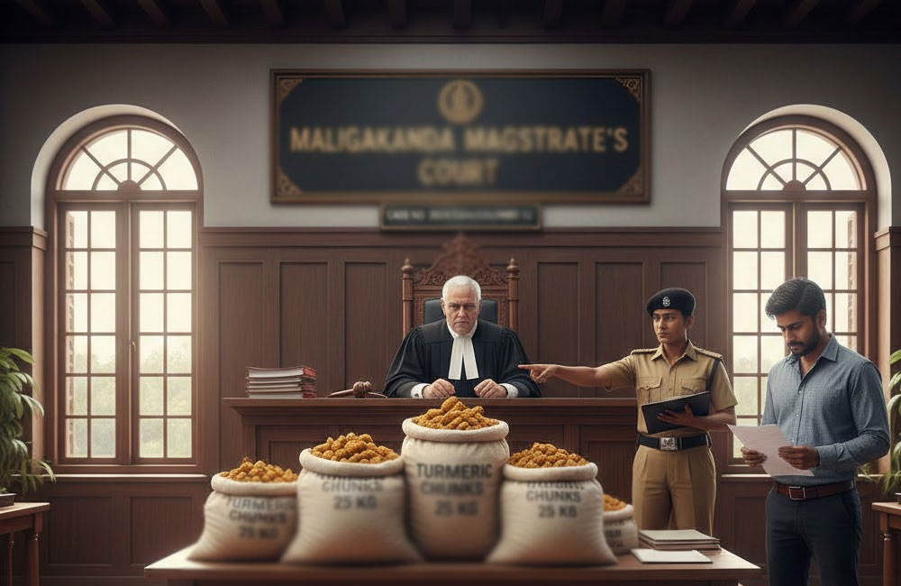 Colombo Trader Fined as Court Orders Destruction of Illegal Turmeric Stock