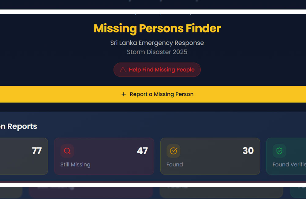 USJ Engineering Students Launch Website to Help Locate Missing Persons