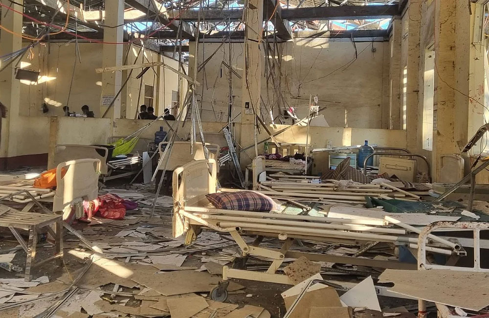 More than 30 dead after Myanmar military air strike hits hospital