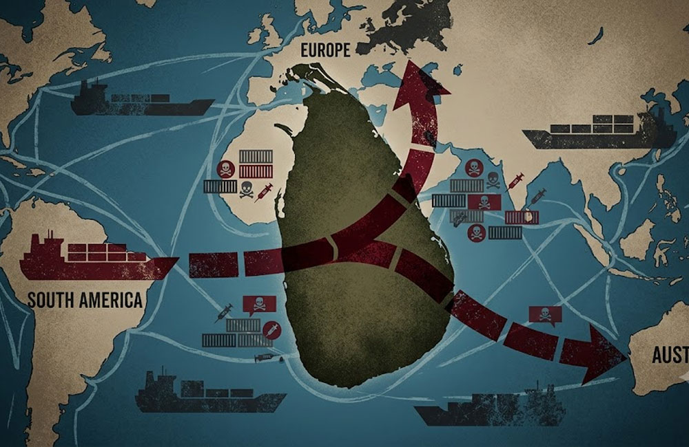 International syndicates turn Sri Lanka into global narcotics transit hub