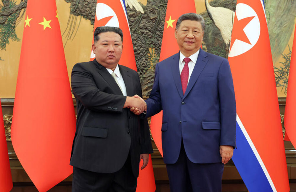 China's President Xi Jinping arrives in North Korea for rare visit