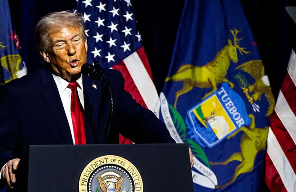 Donald Trump’s approval rating takes a hit in his first year back in office