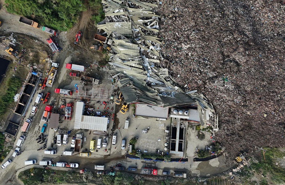 Landfill collapse kills 1 and leaves at least 38 missing in Philippine