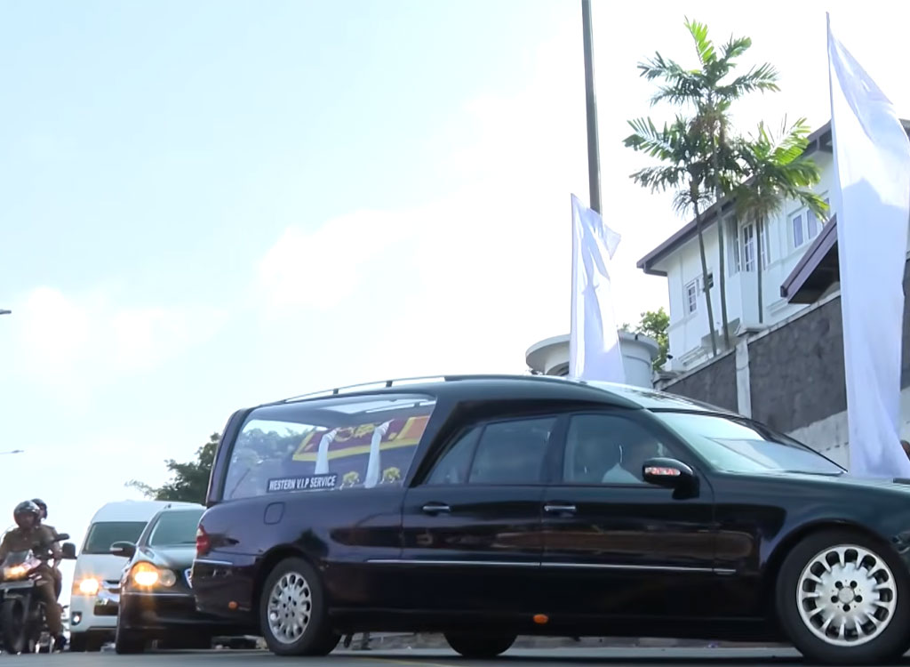 Funeral Procession Held for Negombo Prison Officers Killed in Clash 