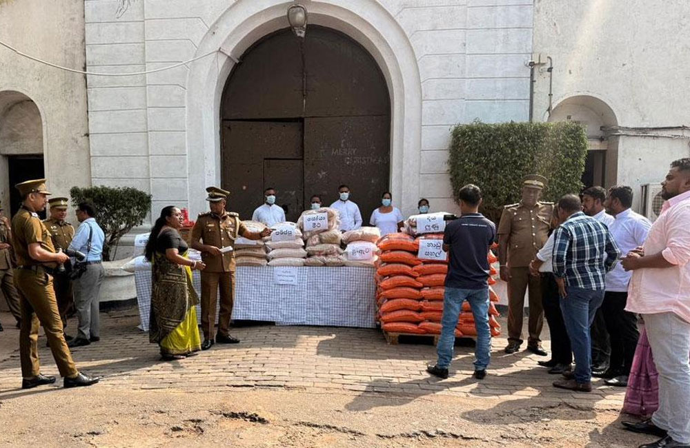 Welikada prison inmates donate today’s lunch to flood affected