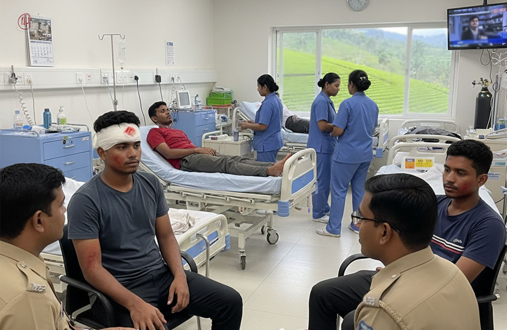 Six students from Ruhuna Uni. hospitalised after wasp attack