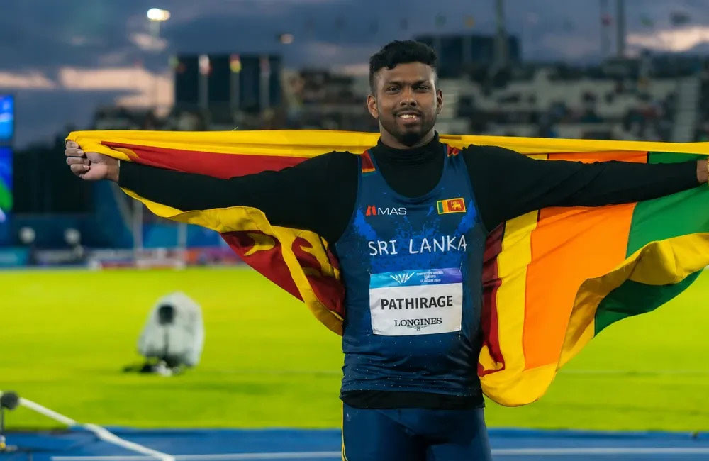 Rumesh Tharanga Claims World No. 1 Ranking in Men’s Javelin