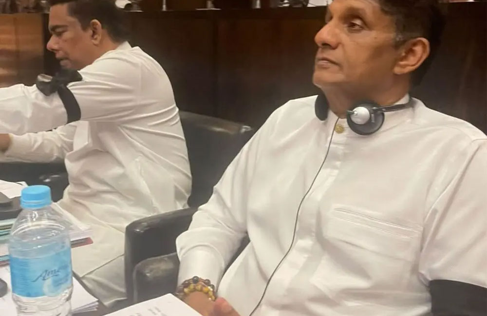 Opposition MPs Stage Black Armband Protest Over Negombo Prison Deaths 