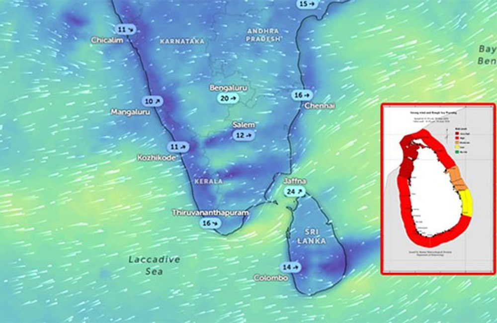 Red Alert Issued as Rough Seas and Strong Winds Threaten Coastal Waters