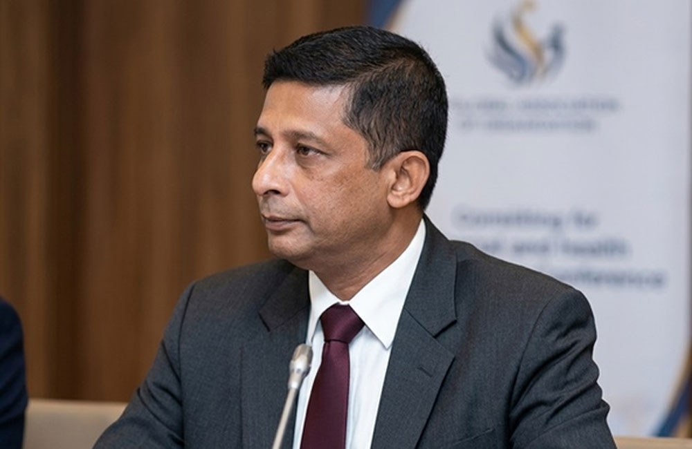 Suresh Sallay admitted to Colombo National Hospital