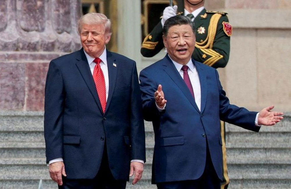 Trump, Xi meet in Beijing for talks