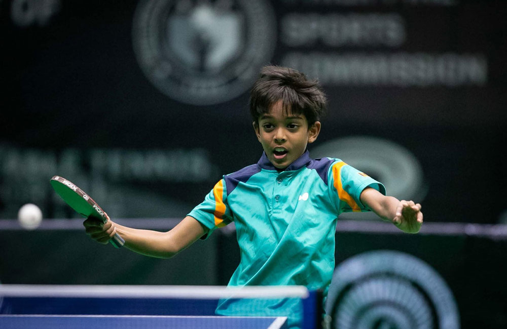 Taavi Samaraweera climbs to No. 3 in U-11 Boys’ World Table Tennis Rankings